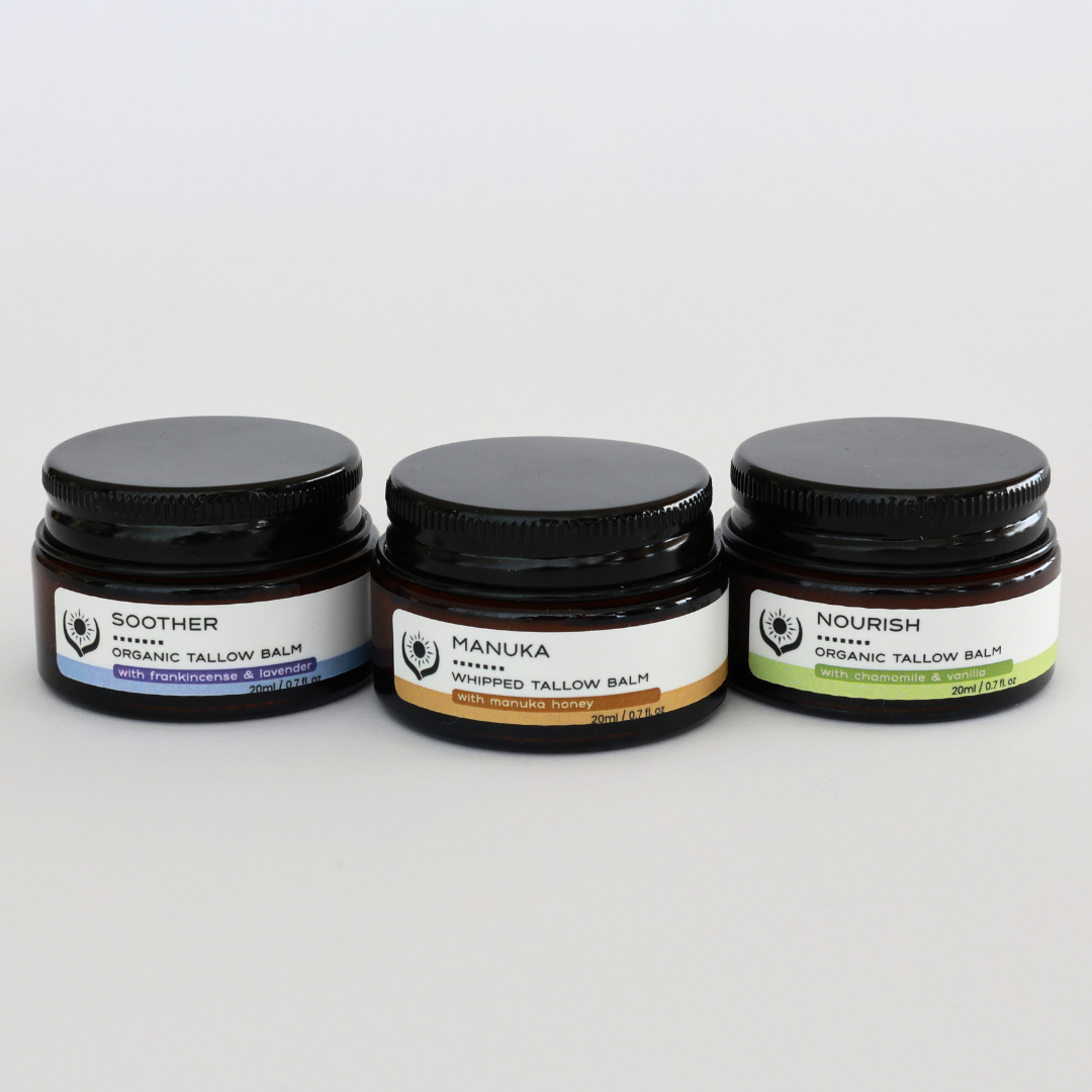 Tallow Balm Trio, Front Side