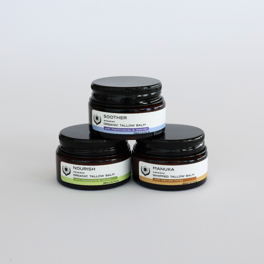 Tallow Balm Trio, Front Side